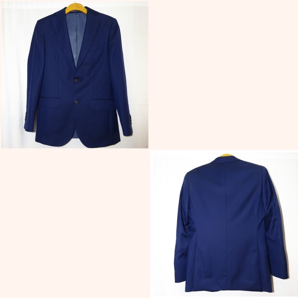 SUIT SUPPLY NAPOLI SUIT IN BLUE STRIPE